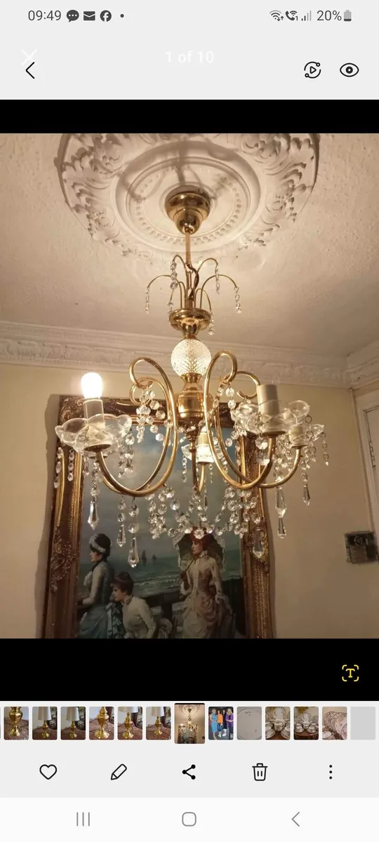Superb 15 branch chandelier - Image 3