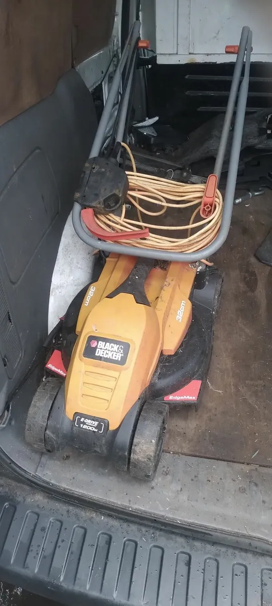 2 electric lawnmower for parts - Image 1