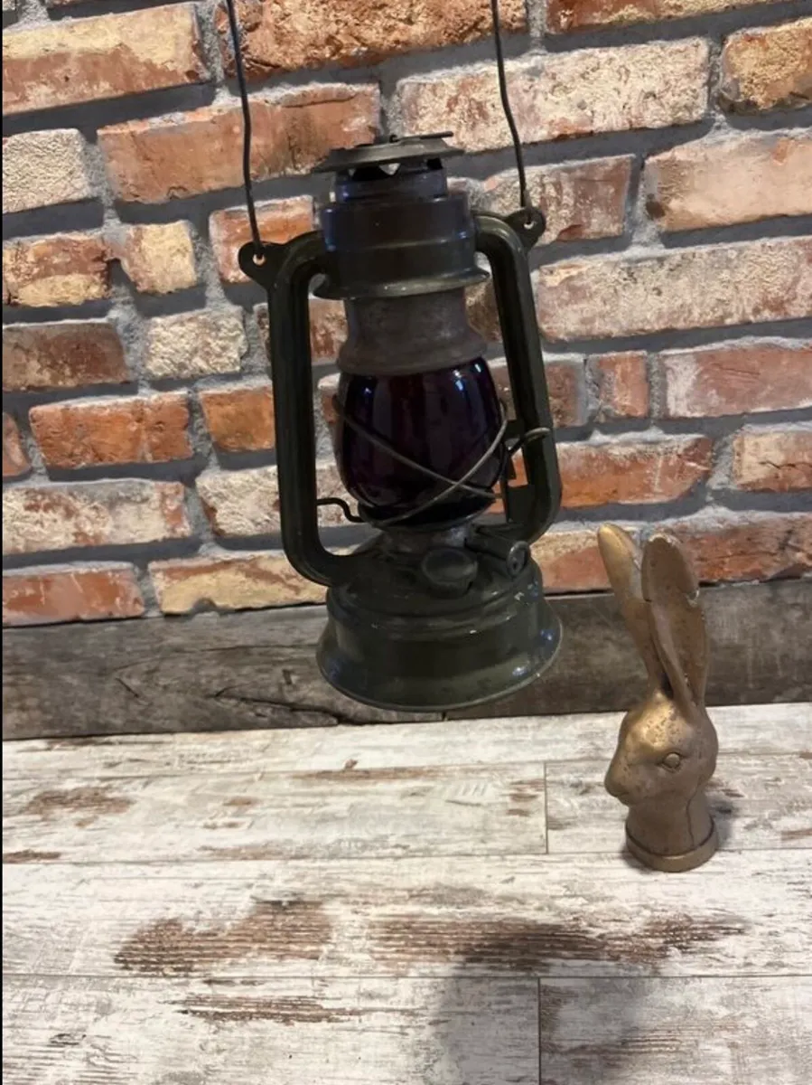 Vintage military lamp - Image 1