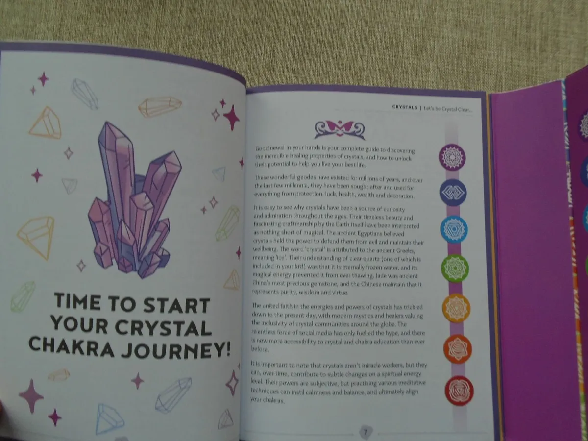 Crystal kit and book, Book,Crystals, Gift - Image 3