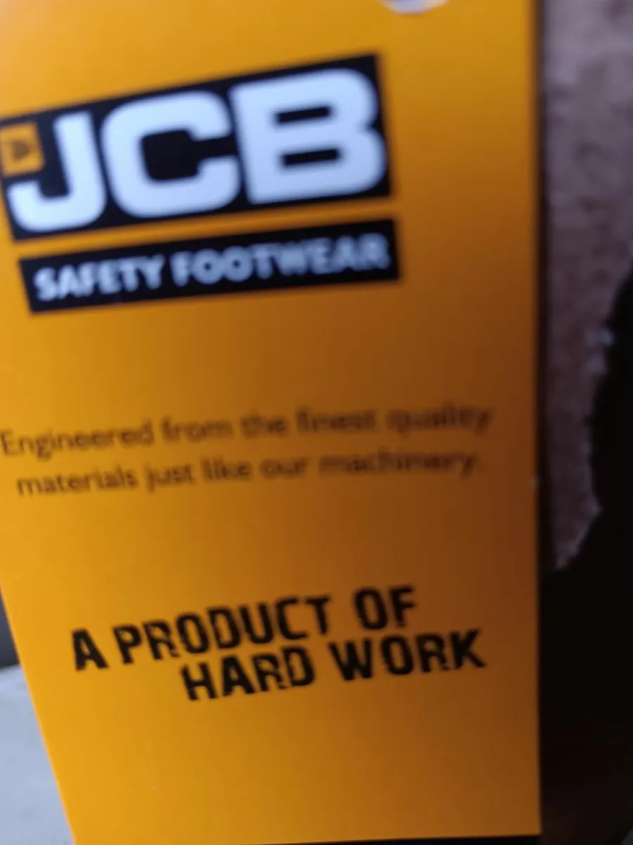 JCB SAFETY RIGGER BOOTS (NEW) - Image 2