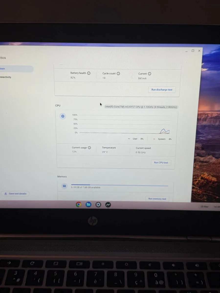 HP 13 G1 ChromeBook Laptop m5/8GB/32GB/FHD - Image 2