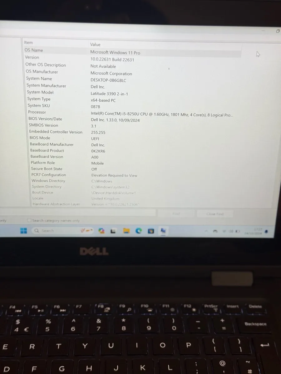 Dell Latitude 3390 2in1 Laptop i5/16GB/256SSD/FHD - Image 2