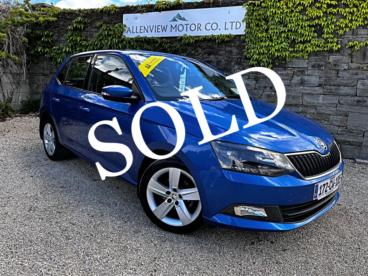 2017 Skoda Fabia Style 1.0TSi New NCT - Image 1