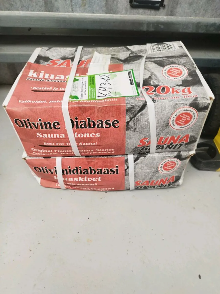 SAUNA STONES. 20KG PER BOX.10 -15CM PRICE 40E - Image 3
