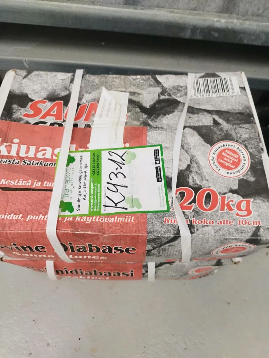 SAUNA STONES. 20KG PER BOX.10 -15CM PRICE 40E - Image 4