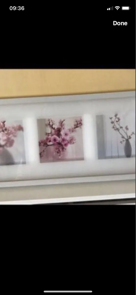Framed Floral Print - Image 1