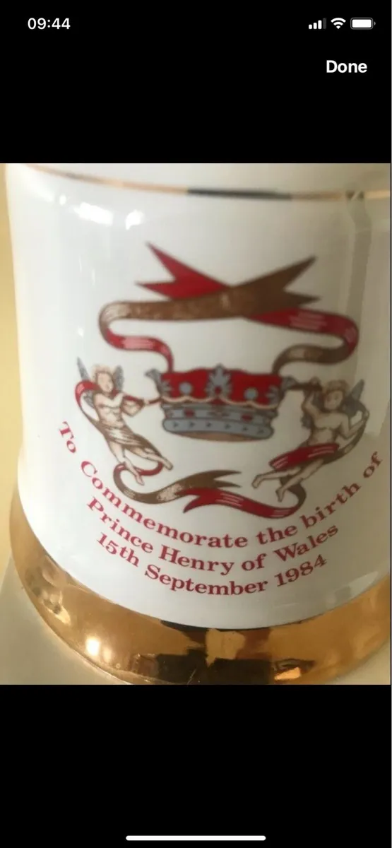 Vintage Prince Harry/Bell’s Commemorative Crock - Image 1