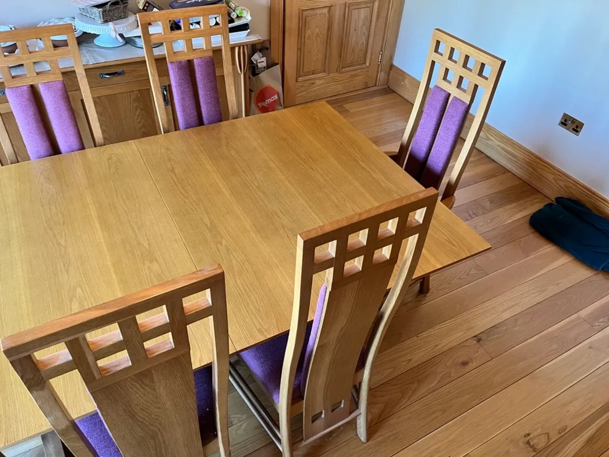 Dining table and chairs - Image 3