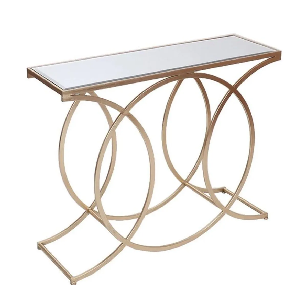 Gold Console Table - Image 2