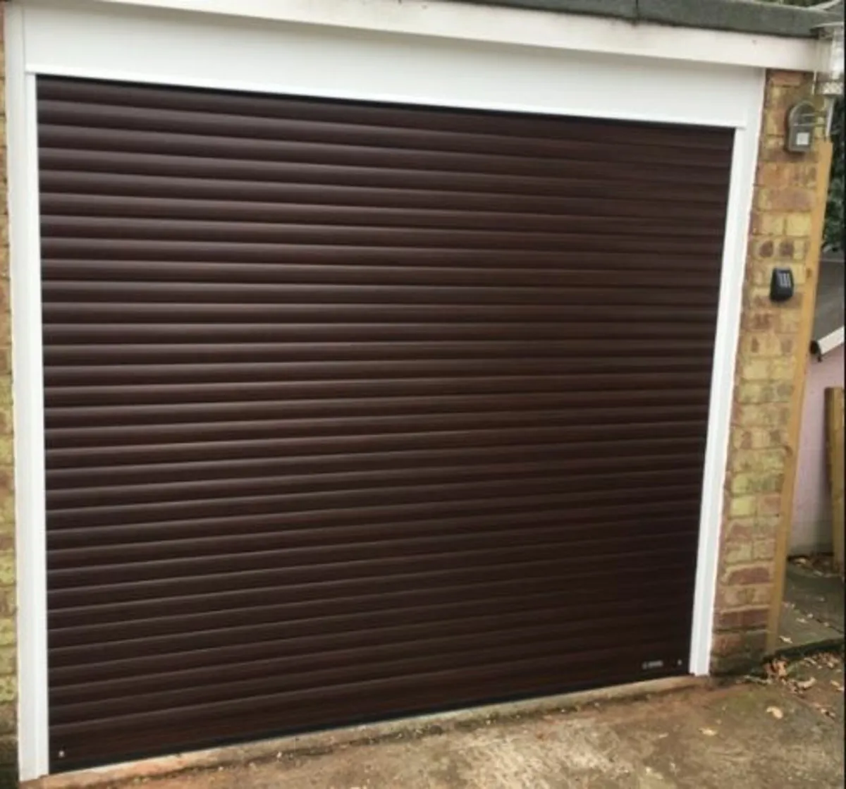 insulated  roller  door,  black,  auto - Image 1