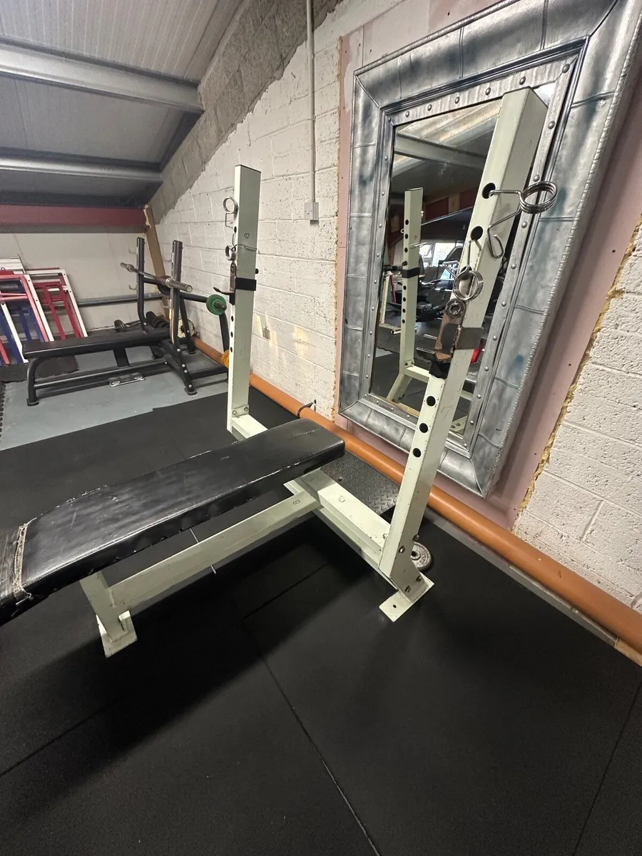 Heavy duty weights bench x 2 , Teca recumbriant bi - Image 2