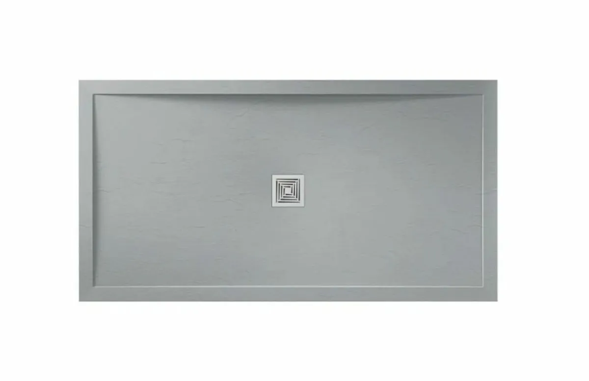 1500x800 Slate-Effect Grey Shower Tray - LAST ONE!