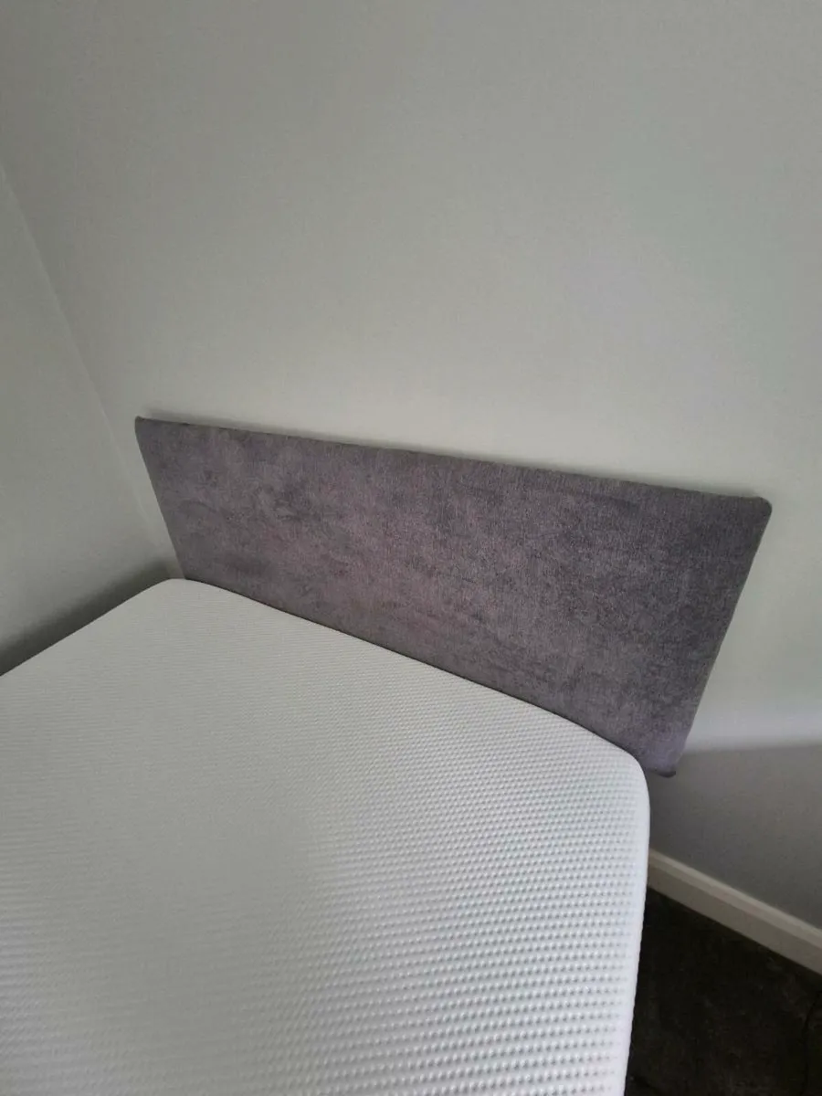 King Size Bed & Mattress - Image 1
