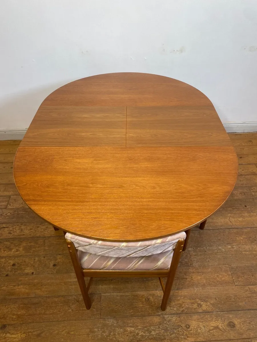 Mid Century McIntosh Teak Table & Chairs - Image 4