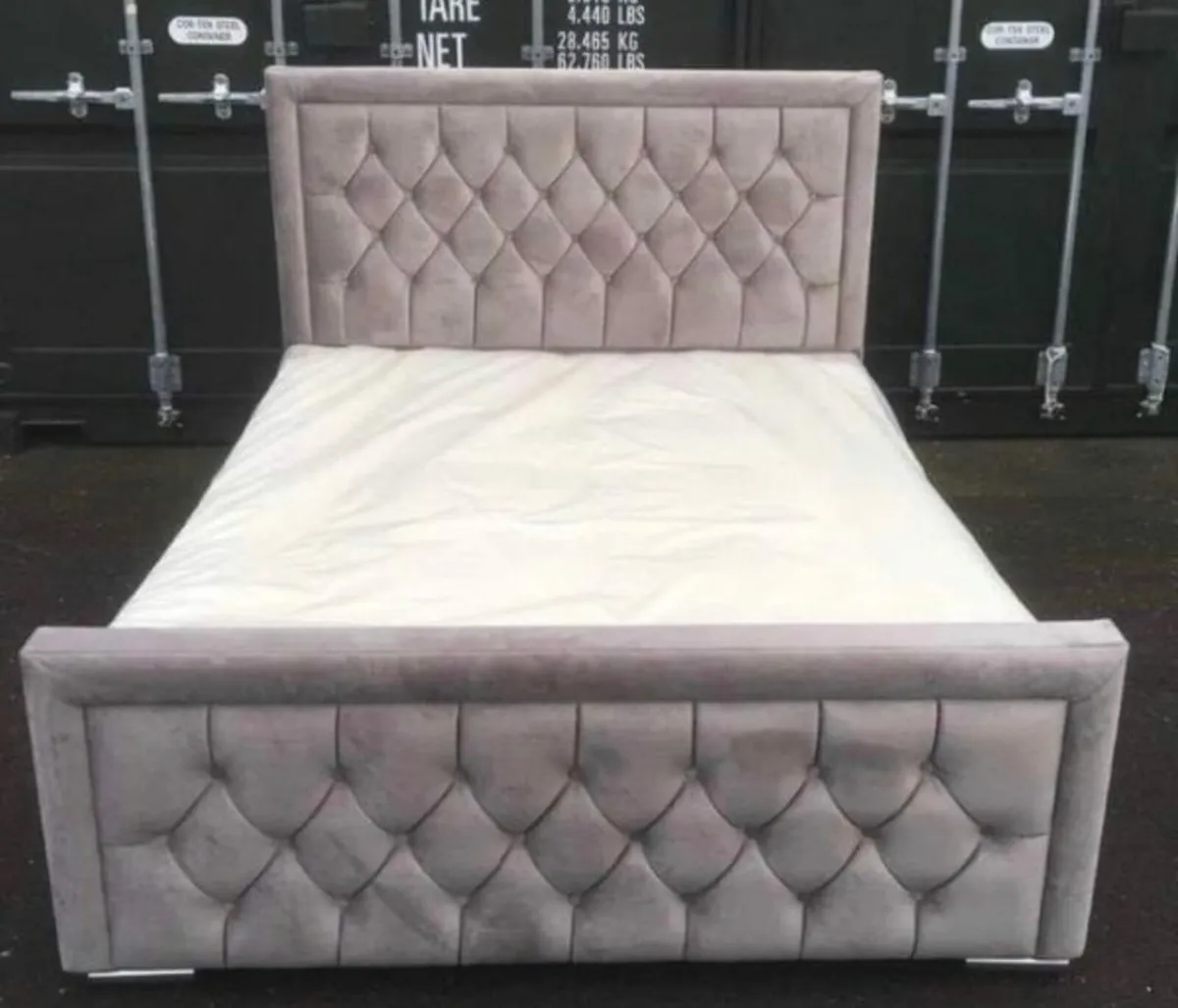 King size Monaco bed frame with Mattress included - Image 4