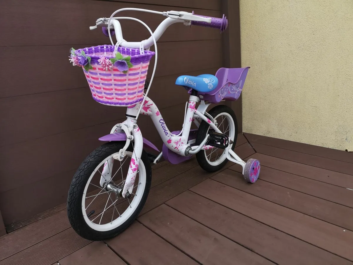 Kids Bike, girl Bike, stabilizers, helmet - Image 1