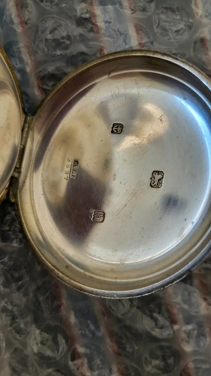 Antique silver pocket watch - Image 3