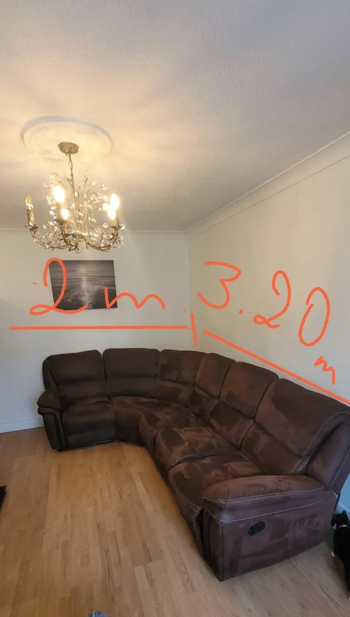 Corner recliner sofa - Image 4