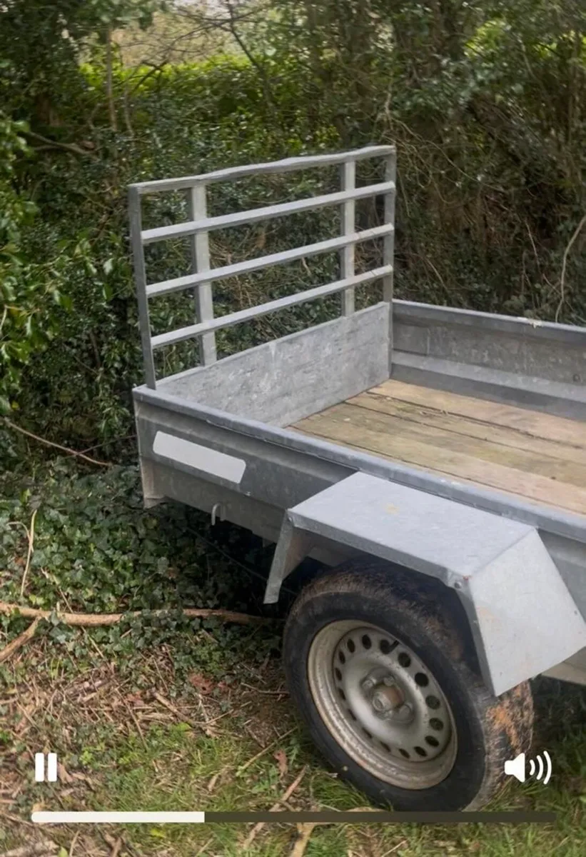 5’ x 4’ logic trailer with loading ramp - Image 1
