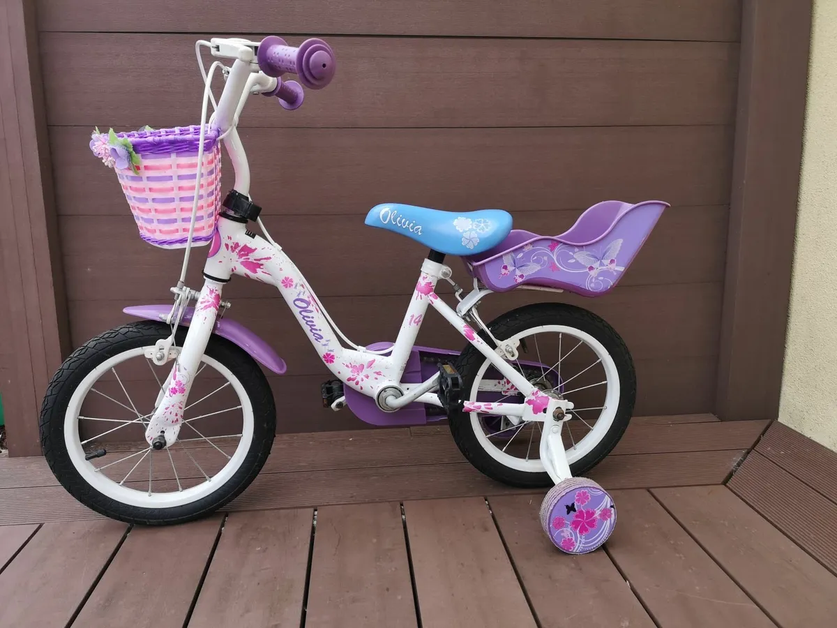 Kids Bike, girl Bike, stabilizers, helmet - Image 4