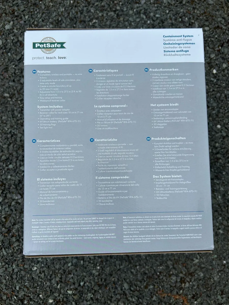 Wireless Dog Boundary Fence- new unopened - Image 4