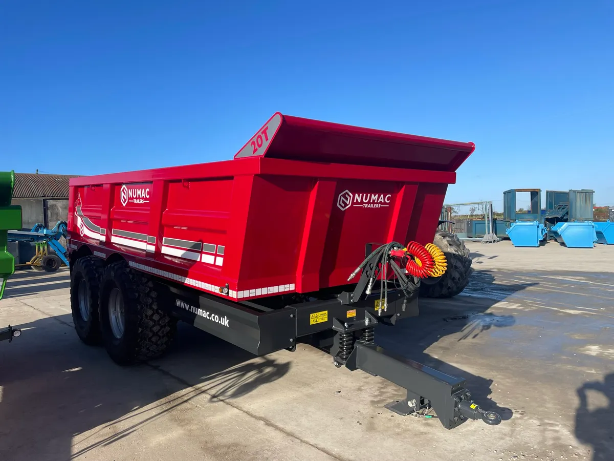 *due into stock nextweek* Numac 20ton dump trailer - Image 1