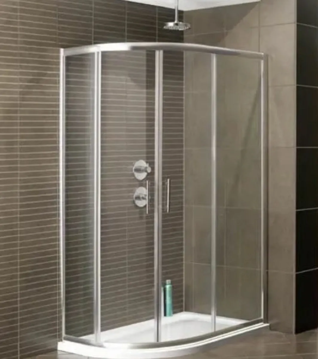 12x9 Offset Quadrant Shower Door - LAST ONE LEFT!