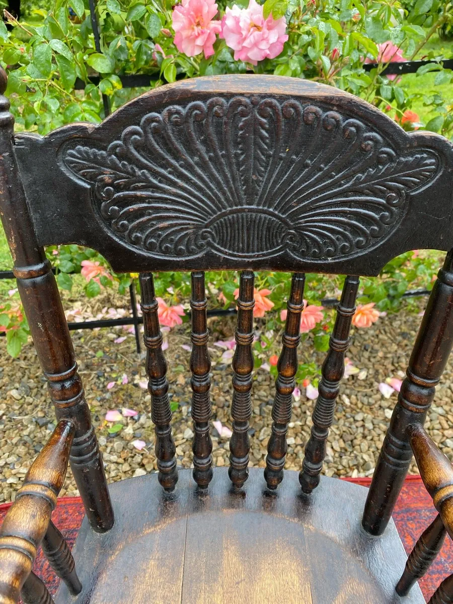 Antique child’s high chair - Image 3
