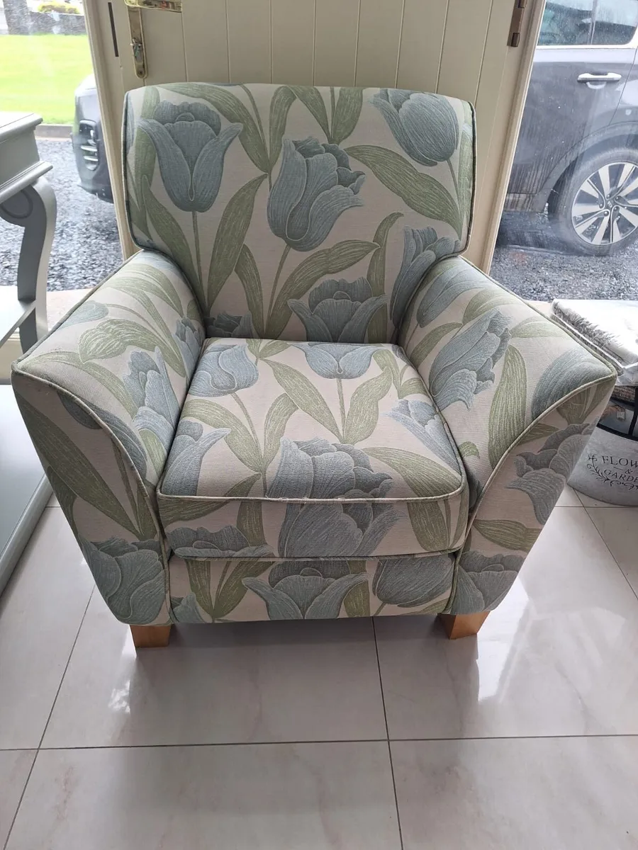 Arm Chair with footstool - Image 1