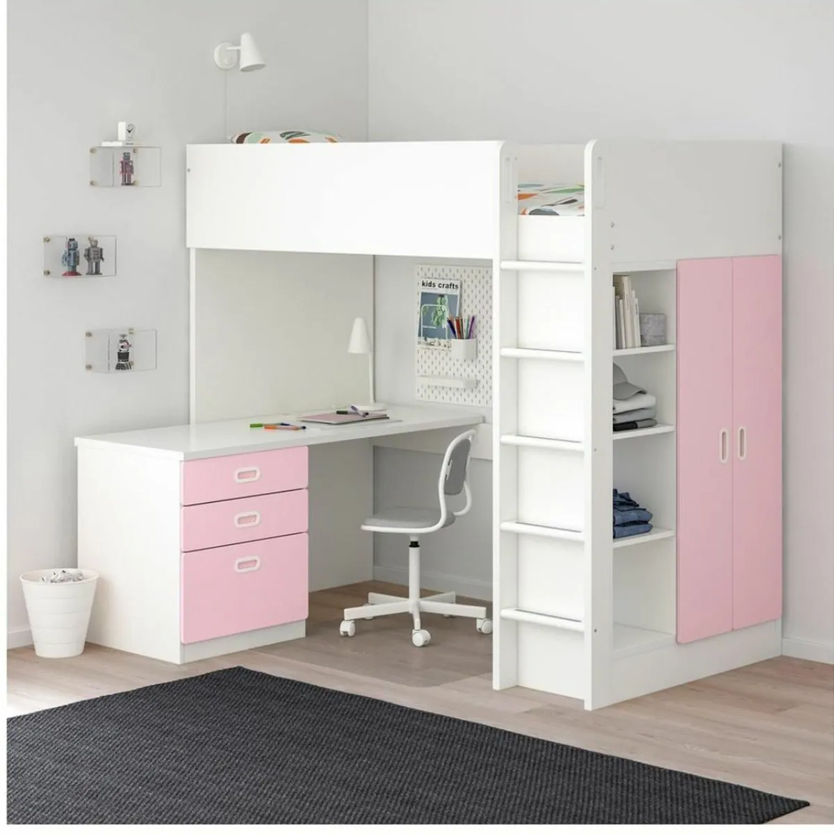 Ikea Stuva bed with mattress - Image 3