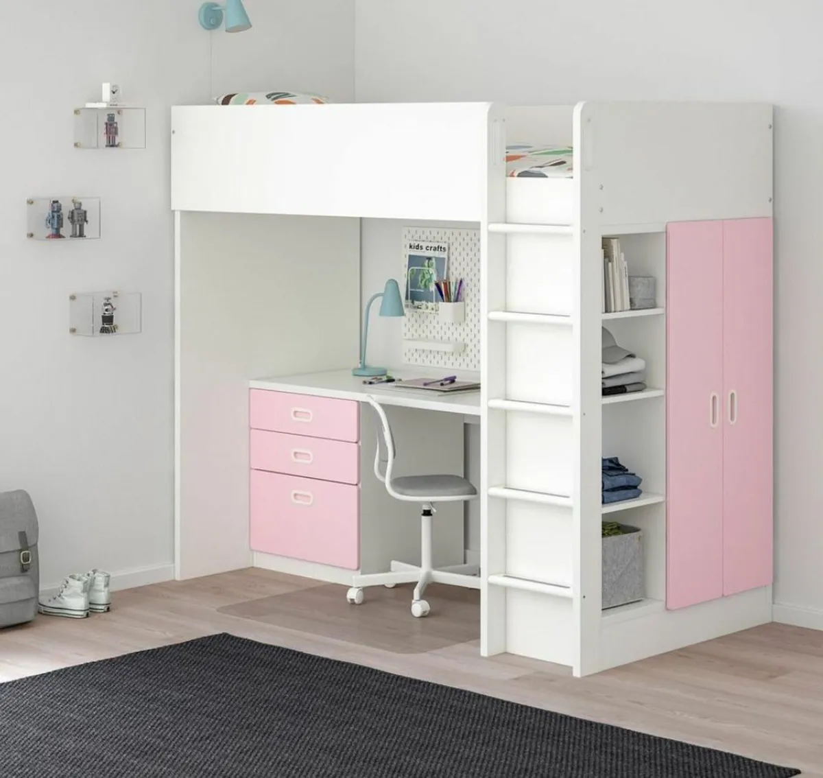Ikea Stuva bed with mattress - Image 4