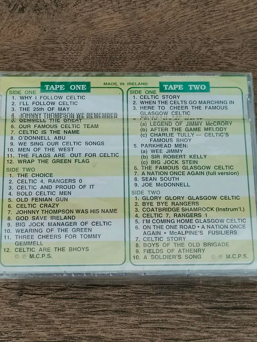 Celtic Supporters Cassette tape - Image 2