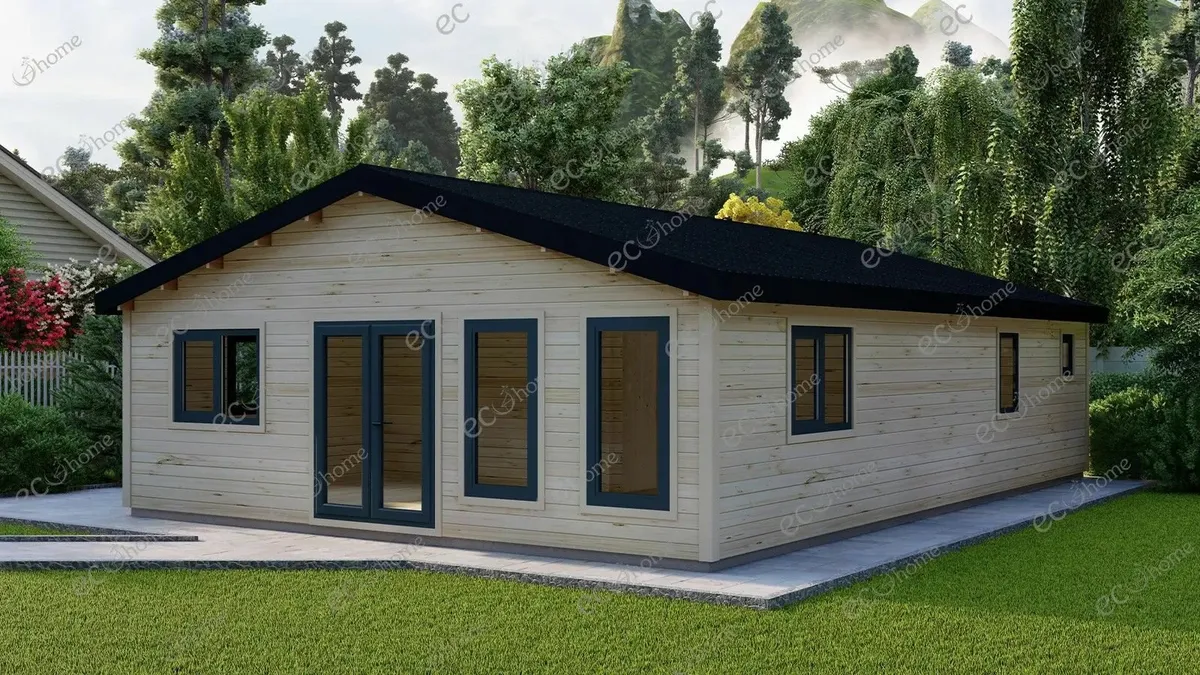 Ecohome Log Cabins Eco 3 Bed 7.5m x 11m Modular - Image 1
