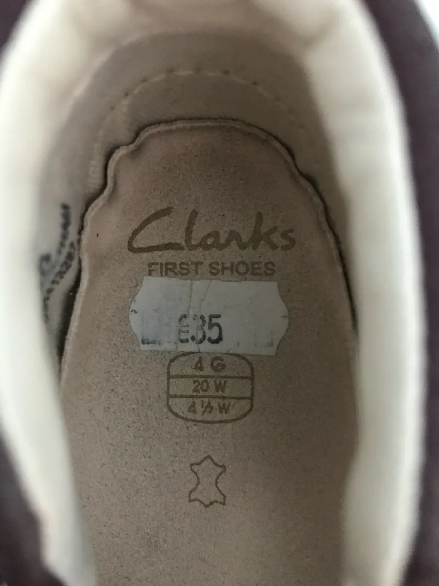 Clark’s first baby shoes size 20 - Image 3