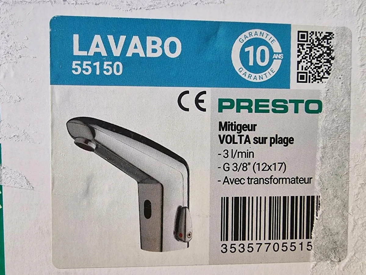 New Presto touchfree Electronic Sink Tap - Image 1