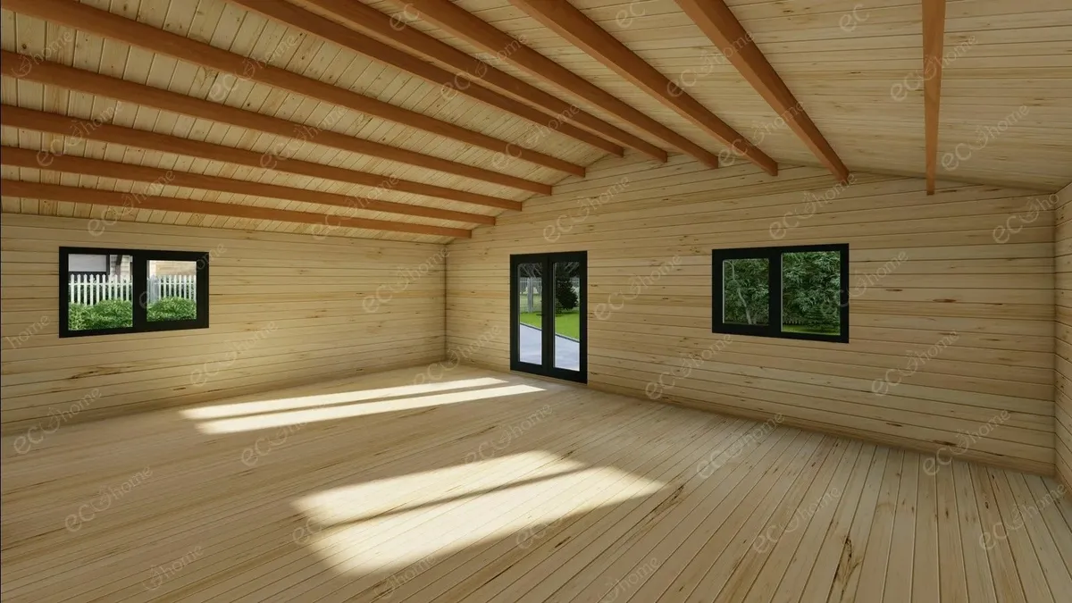 ECOHOME Log Cabins 4 Bed Model 25 8mx14.5m Modular - Image 2
