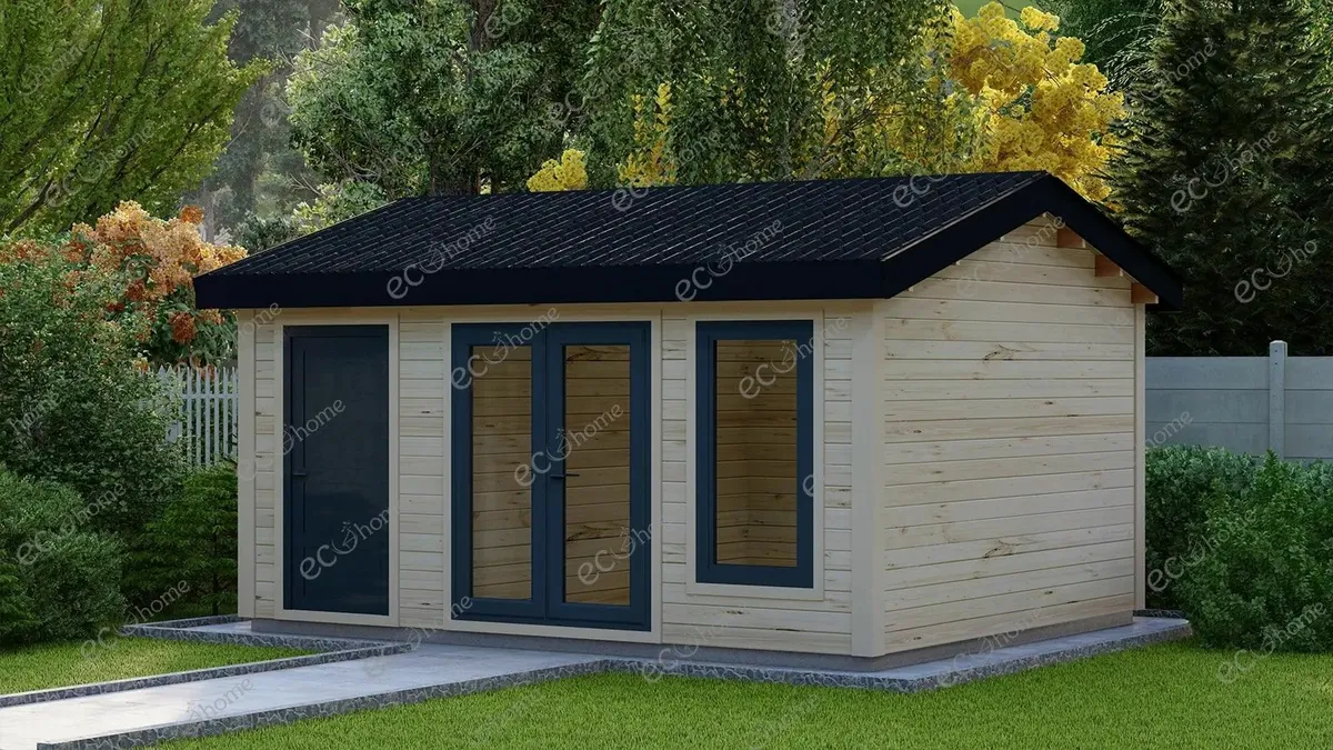 Ecohome Log Cabins Kilkenny 2 Room 5m x 4m - Image 1