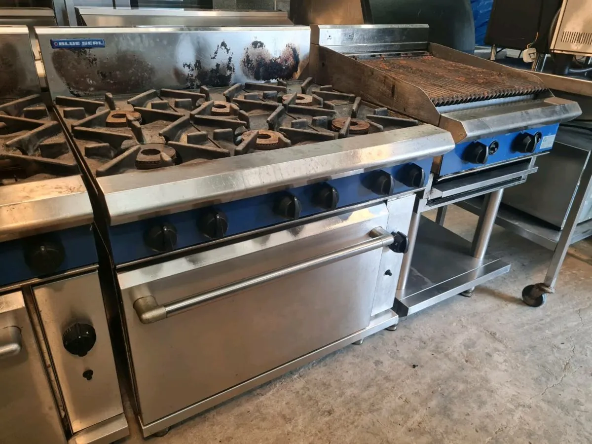 Blue Seal 6 Ring Cooker and Chargrill - Image 2