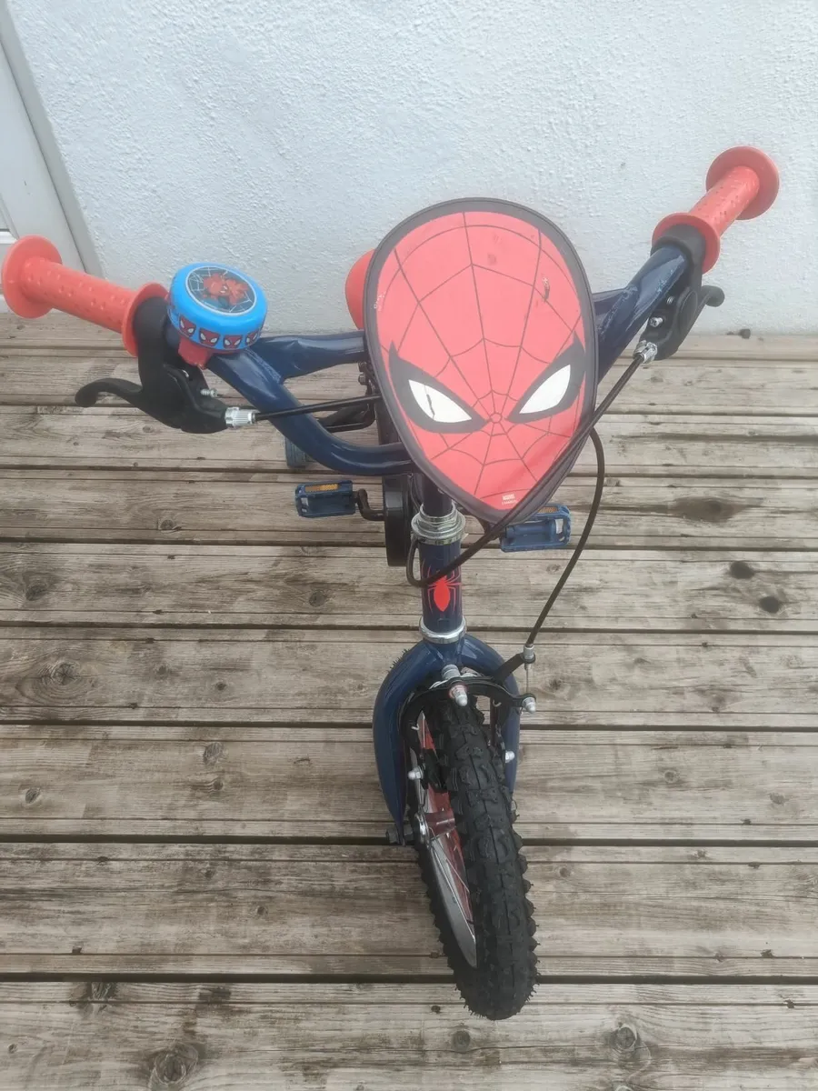 14 inch Spiderman kids Bike - Image 3