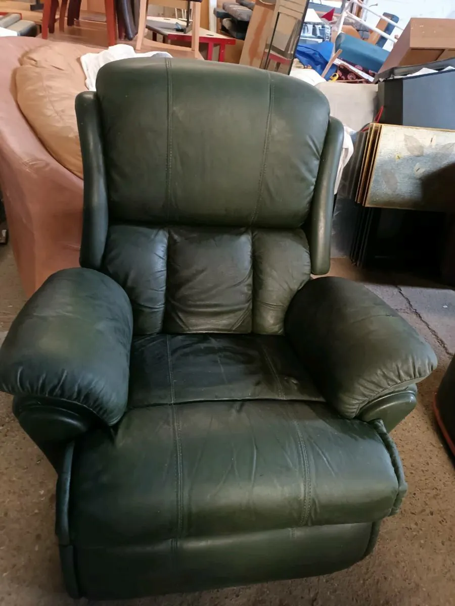 Leather Recliner Armchair - Image 1