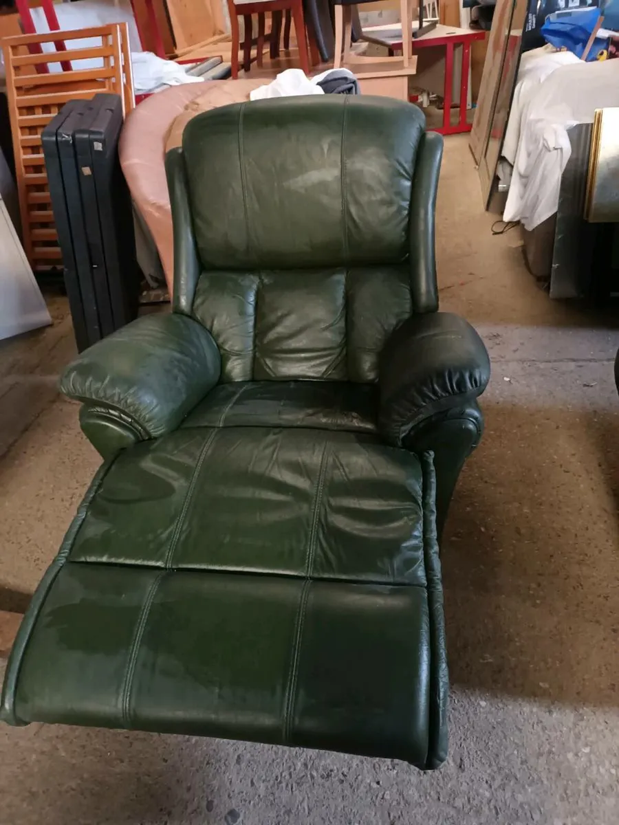 Leather Recliner Armchair - Image 3