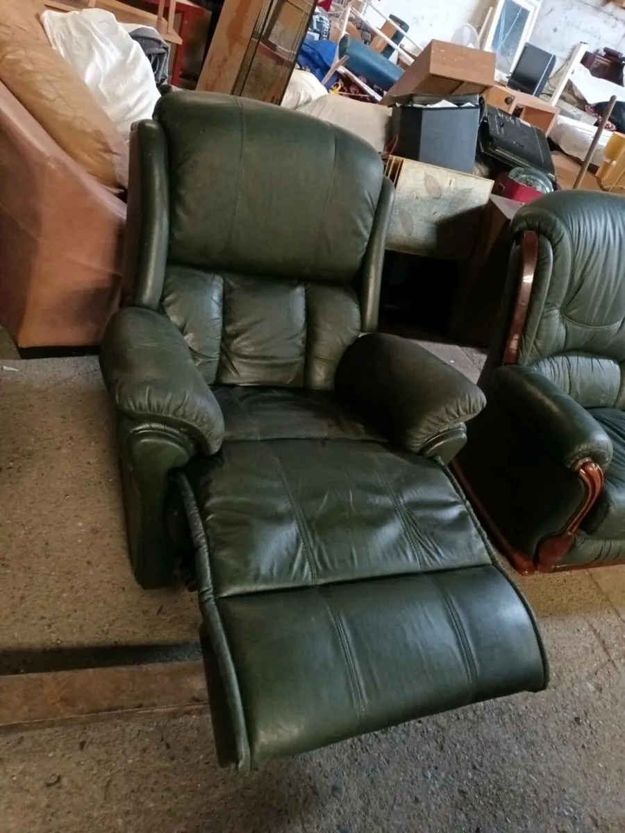 Leather Recliner Armchair - Image 4