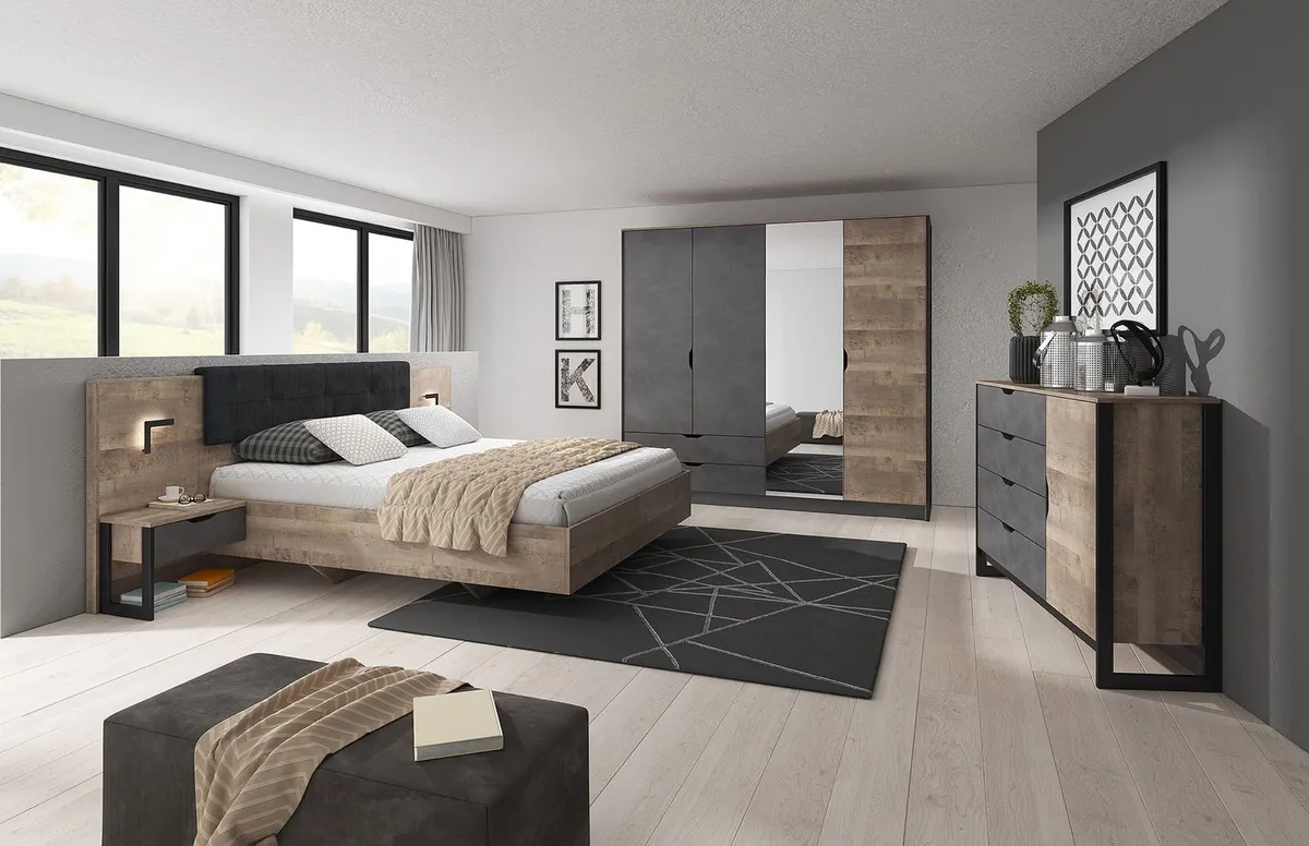 🛌   Bed - Stylish Beds & Bedroom Furniture Set - Image 1