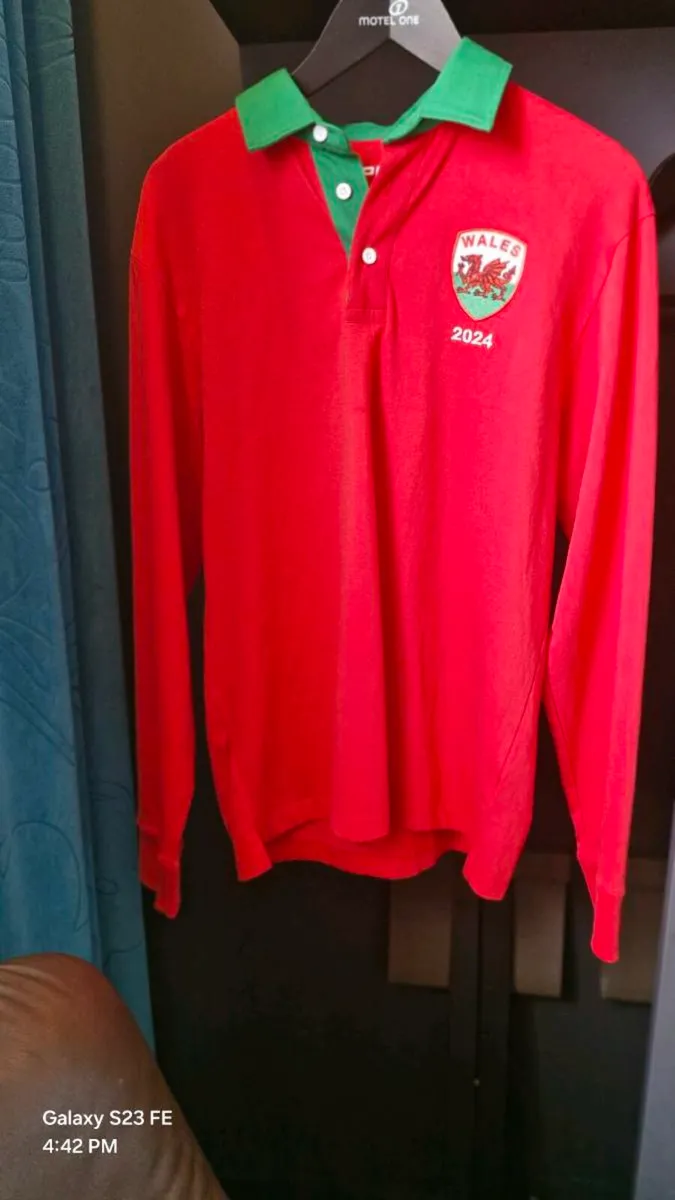 Wales HY-PRO Retro long sleeve 2024 Jersey size M - Image 1