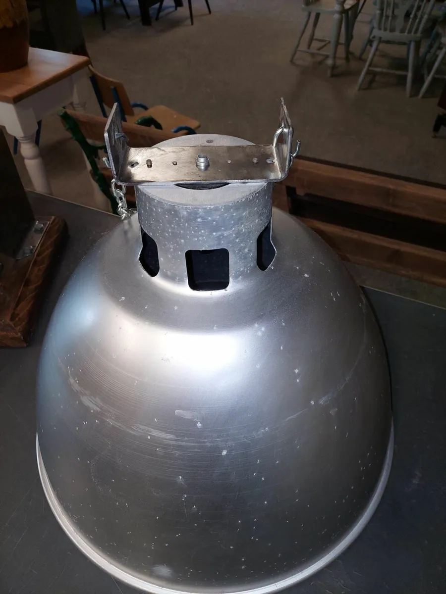 Vintage industrial pendant lights - Image 3