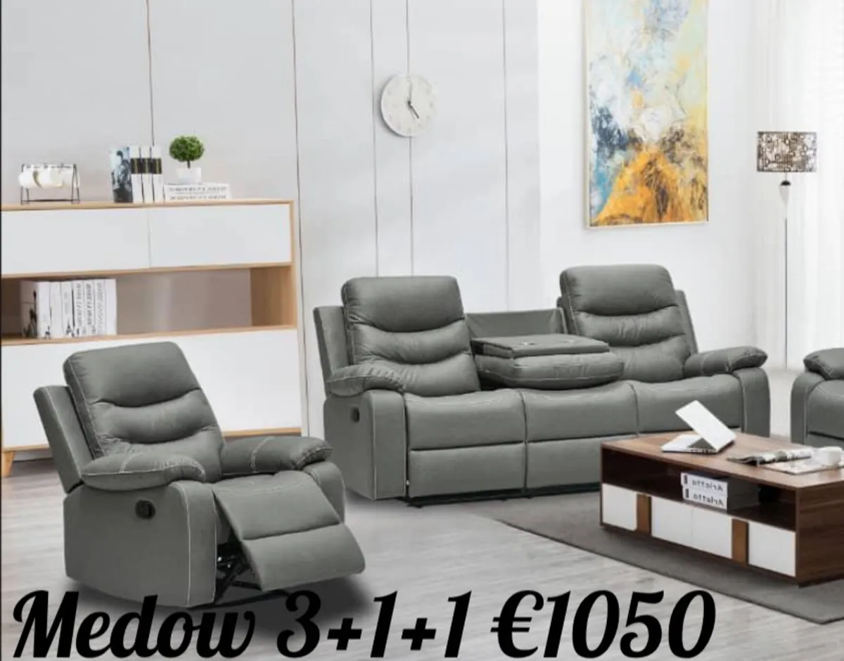 New 3+1+1 all recliner sofas