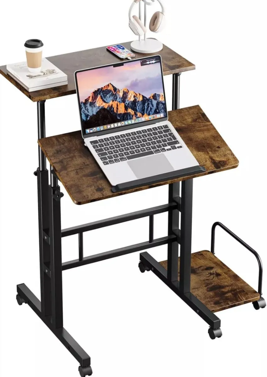 Standing / Sitting Adjustable Desk Workstation NEW - Image 2
