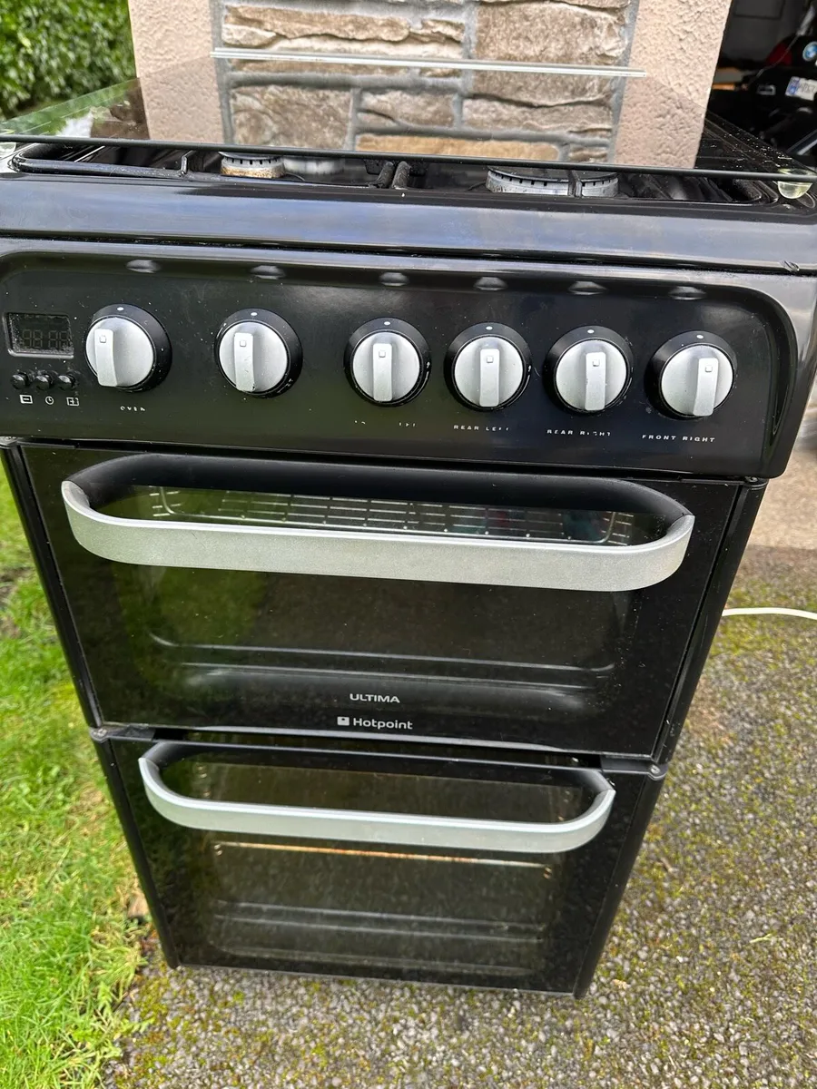 Hotpoint Ultima 50cm Nat Gas Cooker - Image 3