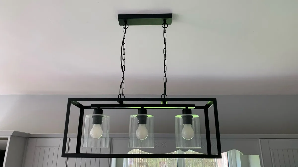 Black Pendant Light - Image 1